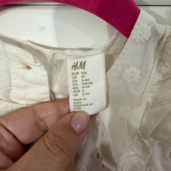 H&M Cream Toddler Dress - Picture 3 of 3